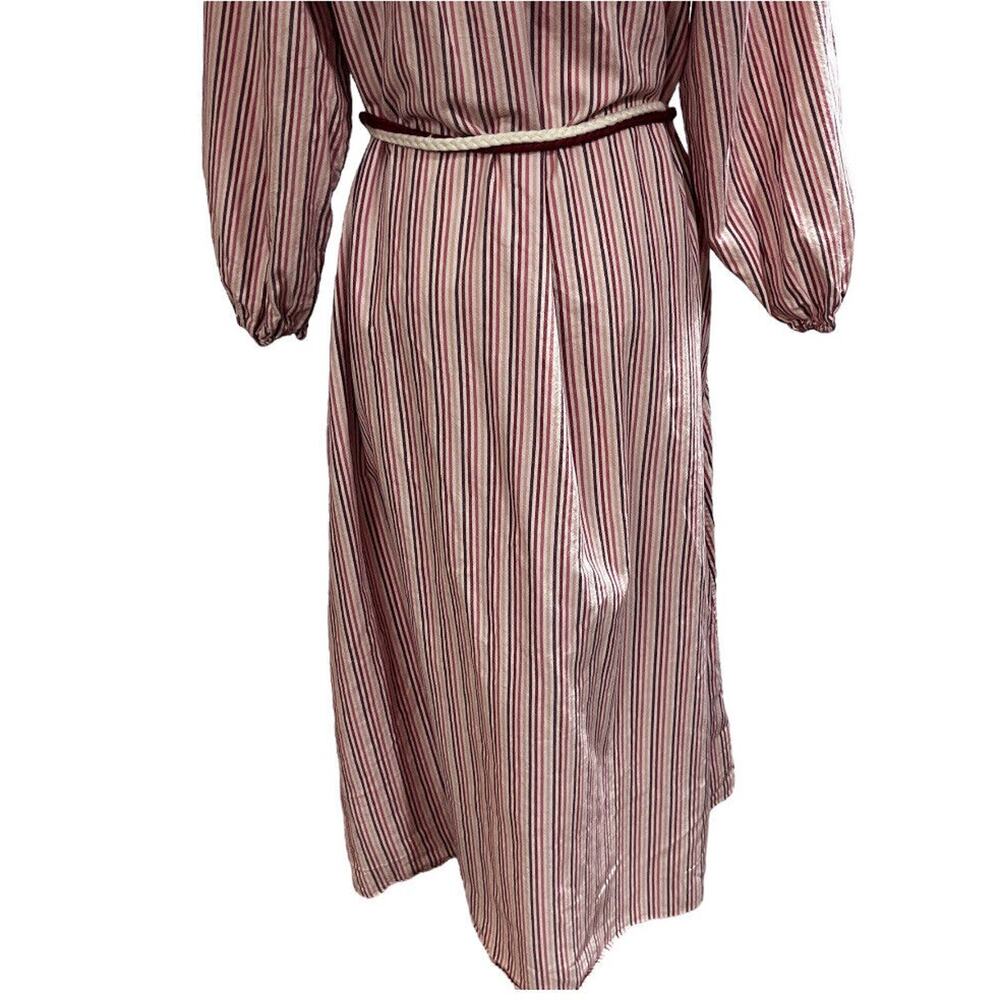 The GREAT Women's Derby Cotton Oversized Midi Dress‎ In Sunset Stripe sz 2 Med - Picture 11 of 16